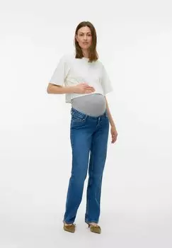 Джинсы прямого кроя UMSTANDS MIT STRAIGHT FIT GERADE GESCHNITTEN Vero Moda, цвет Medium Blue Denim