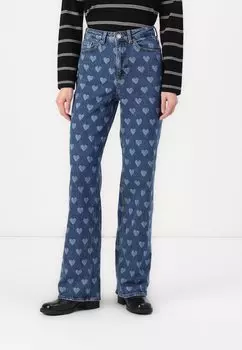 Джинсы прямого покроя TESSA WIDE Vero Moda, синий