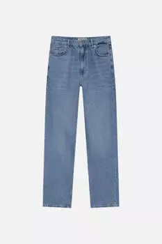 Джинсы Pull & Bear Baggy Fit, средне-синий