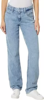 Джинсы Relaxed Noella Offset with Offset Coin Pocket + Wide Cuff in Dorit Distressed Paige, цвет Dorit Distressed
