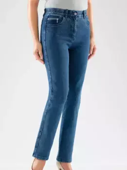 Джинсы с 5 карманами в стиле casual Looks (1 шт.), синий
