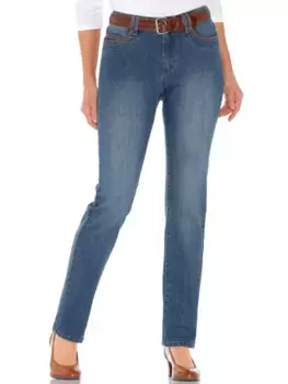 Джинсы с 5 карманами в стиле casual Looks (1 шт.), синий