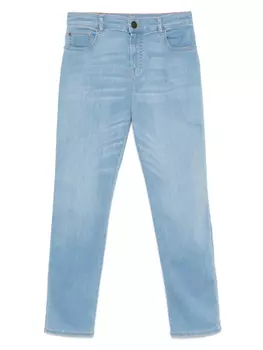 Джинсы с нашивкой-логотипом Emporio Armani, синий
