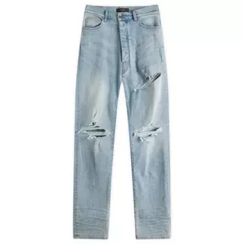 Джинсы с потертостями Mx1 Amiri, индиго