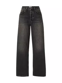 Джинсы с широкими штанинами TOPSHOP, черный
