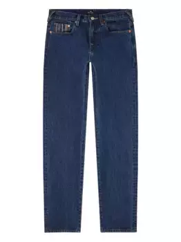 Джинсы с вышивкой Paul Smith, синий