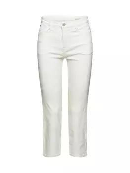 Джинсы с загрузочным кроем Esprit, белый