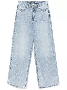 Джинсы с заклепками DKNY, синий