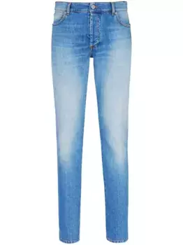 Джинсы с зауженными штанинами BALMAIN, синий