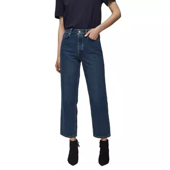 Джинсы Selected Kate High Wiast Straight, синий