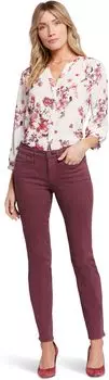 Джинсы Sheri Slim in Dark Cherry NYDJ, цвет Dark Cherry