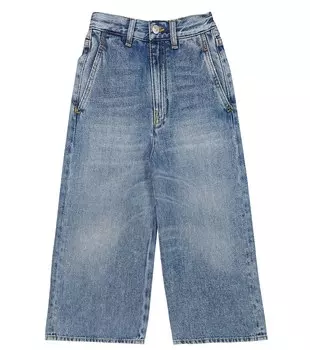Джинсы широкого кроя MM6 Maison Margiela, синий