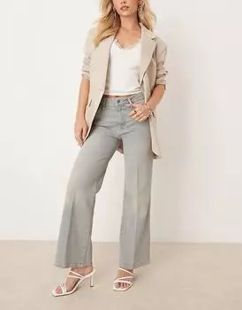 Джинсы широкого кроя светло-голубого цвета River Island
