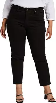 Джинсы Silver Jeans Co. Plus Size Infinite Fit High-Rise Straight Leg Jeans W88410INB531, цвет Black Wash