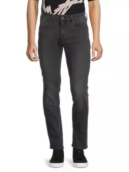 Джинсы Skim Fallen Hero с потертостями Scotch & Soda, черный