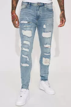 Джинсы скинни Fashion Nova A12068, синий