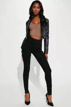 Джинсы скинни Fashion Nova FN22805H18T, черный