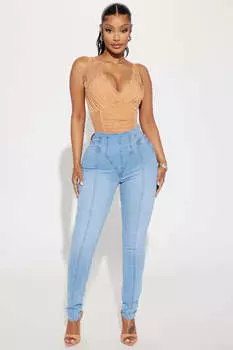 Джинсы скинни Fashion Nova FN24624FT53, синий
