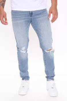 Джинсы скинни Fashion Nova MPDS1, синий