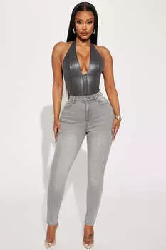 Джинсы скинни Fashion Nova YJDM15HRSOPTION2, серый
