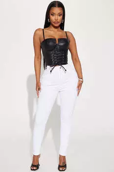 Джинсы скинни Fashion Nova YJDM15HRSOPTION5, белый