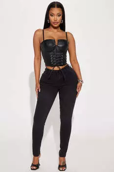 Джинсы скинни Fashion Nova YJDM15MROPTION1, черный