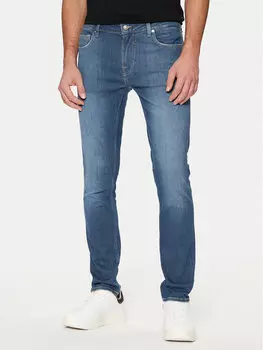 Джинсы скинни Guess, синий