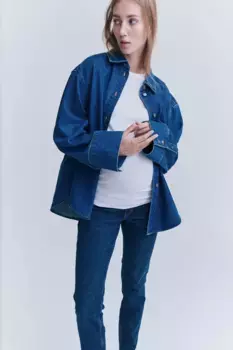 Джинсы скинни H&M, синий