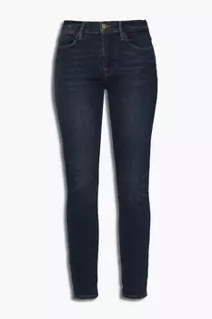 Джинсы скинни Le High Skinny с высокой посадкой FRAME, синий