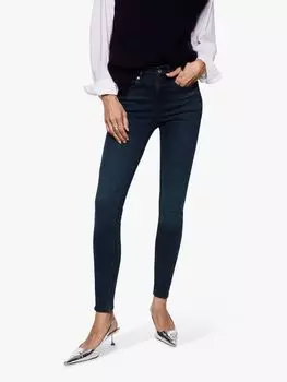 Джинсы скинни Mango Push Up, синие