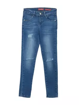 Джинсы скинни MiniMe с потертостями (2–6) Guess Factory, цвет Medium Wash