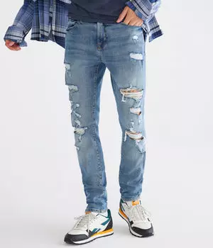 Джинсы скинни Premium Air Aeropostale, синий
