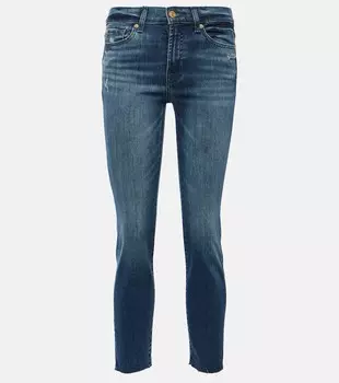 Джинсы скинни Roxanne 7 For All Mankind, синий