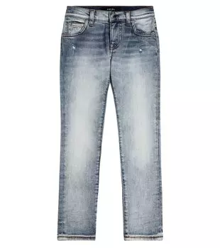 Джинсы скинни stack Amiri Kids, синий
