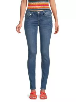 Джинсы скинни Stella с низкой посадкой True Religion, синий