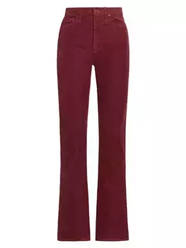 Джинсы скинни Uhr Bootcut 7 For All Mankind, цвет burgundy