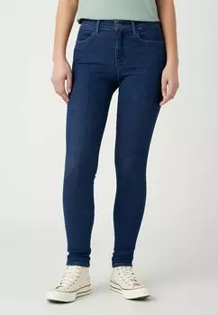 Джинсы скинни Wrangler, синий деним