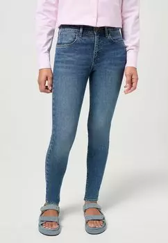 Джинсы скинни Wrangler, синий деним