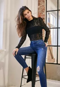Джинсы Skinny Fit ONLY, темно-синий
