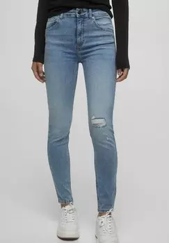 Джинсы Skinny Fit PULL&BEAR, синий