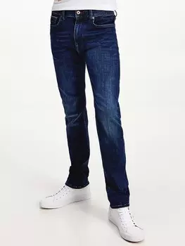 Джинсы slim fit th flex indigo Tommy Hilfiger, бриджер индиго