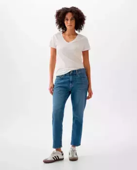 Джинсы средней длины Gap, синий