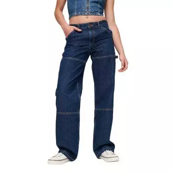 Джинсы Superdry Mid Rise Carpenter, синий
