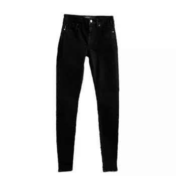 Джинсы Superdry Mid Rise Skinny, черный
