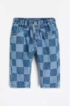 Джинсы свободного кроя H&M
