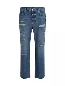 Джинсы свободного кроя KARL LAGERFELD JEANS, синий