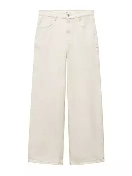 Джинсы свободного кроя MANGO Danielle, экрю