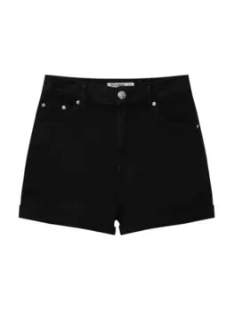 Джинсы свободного кроя Pull&Bear, черный