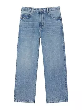 Джинсы свободного кроя Pull&Bear, синий