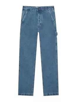Джинсы свободного кроя Pull&Bear, синий